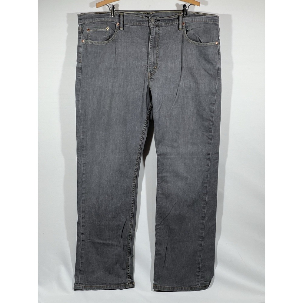 Levis 559 Jeans Mens 42x32 Gray Relaxed Straight Denim Red Tab Casual Wear